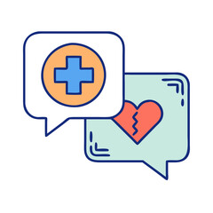 Healthcare Chat: Medical Advice and Emotional Support Concept