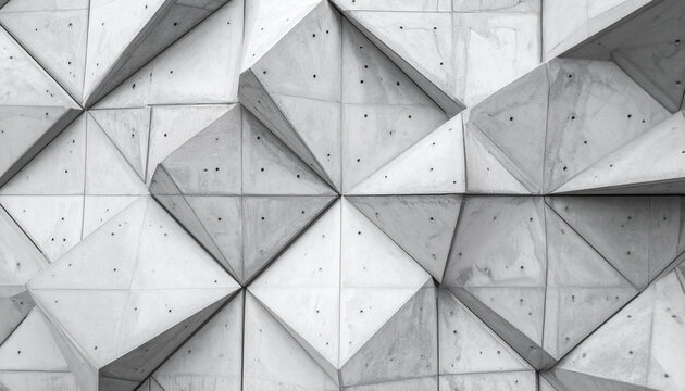 Szary beton, szorstkie tło, geometryczny wz&oacute;r, tapeta do projektu