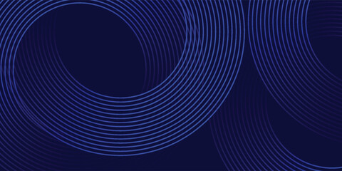 Abstract blue glowing geometric lines modern shiny blue circle lines pattern. VECTOR EPS10