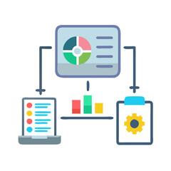 Data analysis visualization: Charts, diagrams, and analytics tools