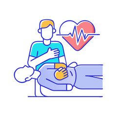 CPR first aid emergency treatment for cardiac arrest