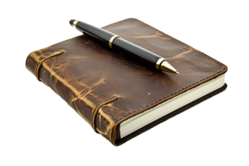 Open Notebook with Pen – Ready for Notes