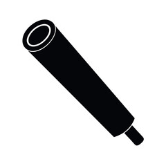 Heat Shrink Tubing Black Vector Silhouette