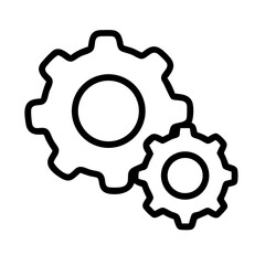 setting icon outline