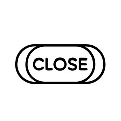 close icon outline