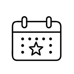 calender icon outline
