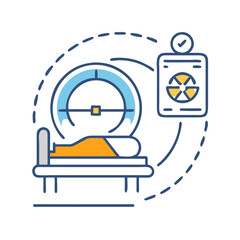 CT Scan Illustration: Modern Medical Diagnosis and Technology