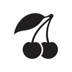 vector illustration of cherry