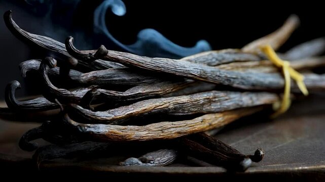 smoked vanilla pods	