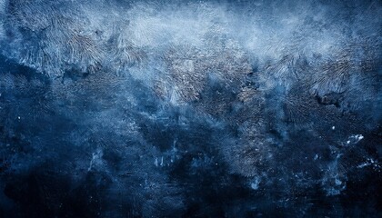 Obraz premium ice winter grunge texture dark blue background
