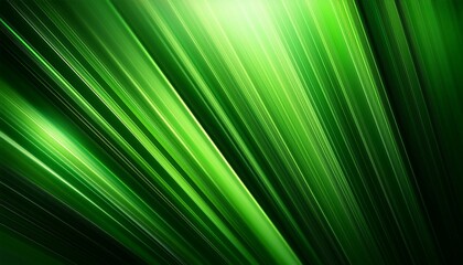 Obraz premium abstract green background with diagonal shiny rays