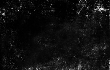A dark, scratched black texture with a distressed, grungy look perfect for backgrounds or edgy design work.