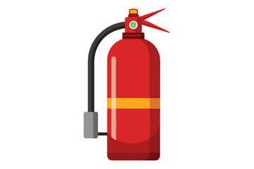 fire extinguisher isolated on white