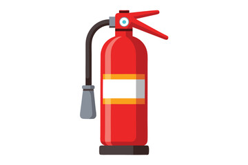 fire extinguisher isolated on white
