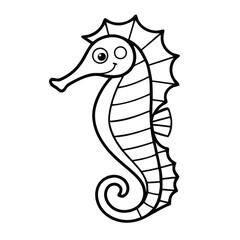 Seahorses Coloring Pages For Kids