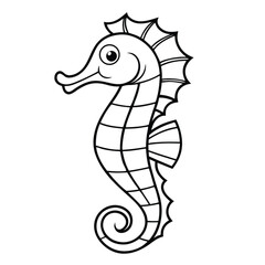 Seahorses Coloring Pages For Kids