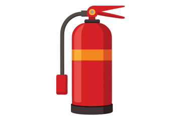 fire extinguisher isolated on white