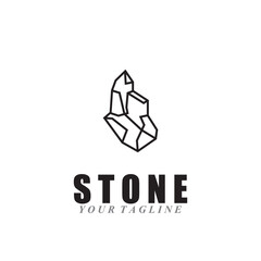 stone vector logo icon illustration template design