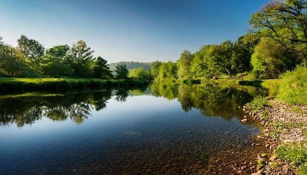 reflex on river