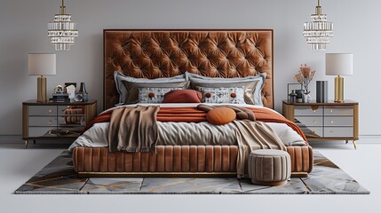 bedroom with bed