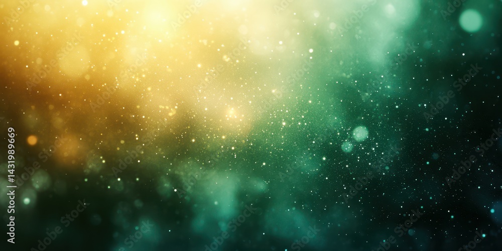 Poster colorful abstract background with bokeh lights creating a dreamy atmosphere at dusk or dawn