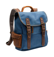 Stylish backpack showcase urban environment product isolated on transparent background