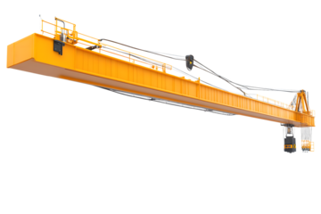 Industrial Overhead Crane in Operation Machinery Construction Equipment Engineering Solution