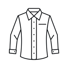 Button Down Shirt Fashion Sketch