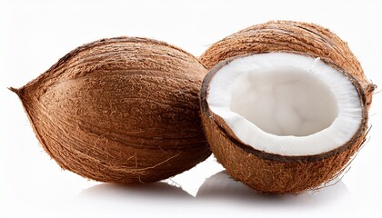 coconut isolated on transparent background
