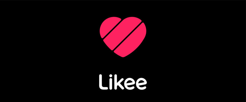  likee  background. likee illustration.likee logo	
