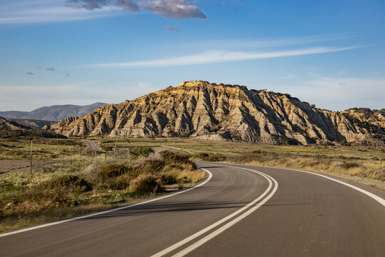 Golden hour roads of Rhodes 1