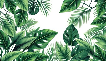 Lush Tropical Leaves (2)
