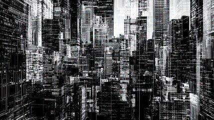 Abstract City Skyline