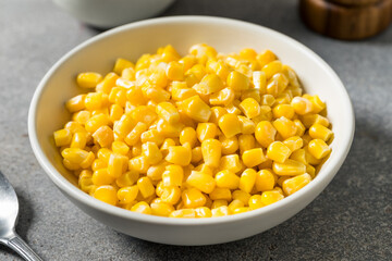 Healthy Yellow Boiled Corn Kernels
