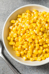 Healthy Yellow Boiled Corn Kernels