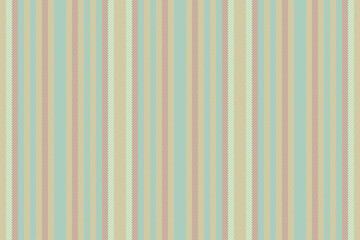 Obraz premium Santasy stripe fabric background, simple vector lines pattern. Lixties texture textile vertical seamless in light and orange colors.
