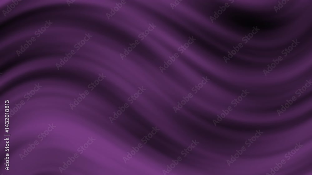 Poster a soft gradient featuring flowing purple waves that create a soothing visual effect.
