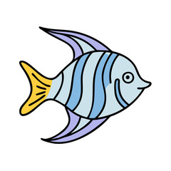 Illustration of pink flower blossom with leaf, floral design element, botanical art, spring bloom, garden