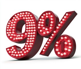 Interest rates and mortgage rates have been reduced, symbolized by a percentage sign being cut, representing a decrease in real estate and banking lending