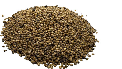 Sorghum Seeds Isolated on Transparent PNG Background – High-Resolution Grain Crop Elements for Agricultural, Botanical, and Organic Food Design Projects