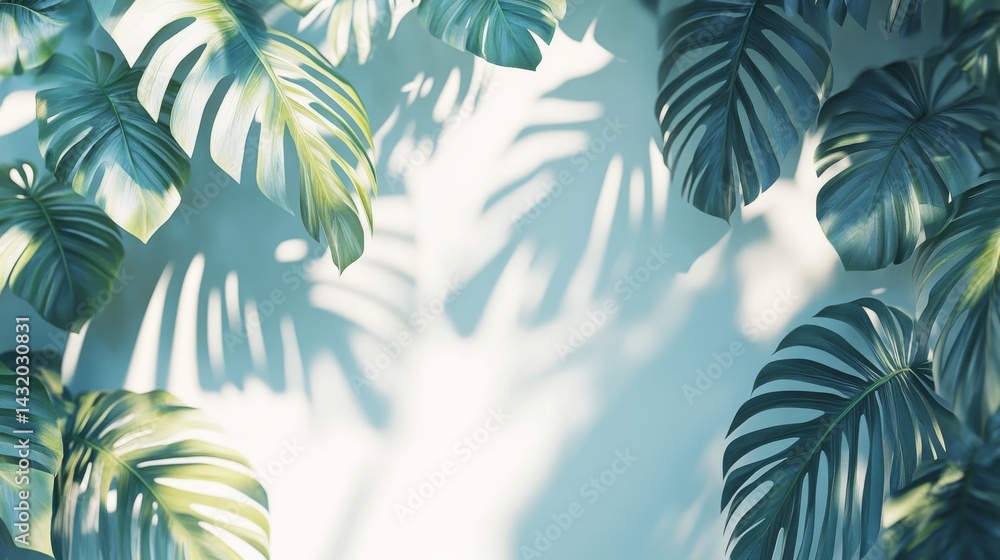 Aufkleber the scene is set with a 3d background featuring a blank white counter podium bathed in soft and beau