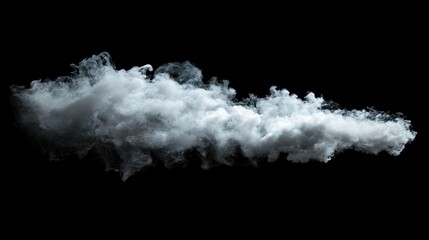 Abstract fog and smoke on a black background