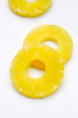 Pineapple fruit, Canned pineapple sliced