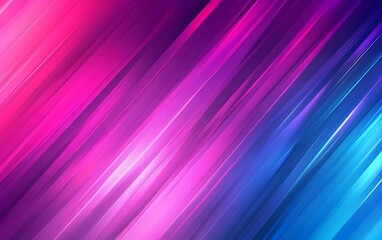 Abstract Diagonal Lines Vibrant Pink Blue Gradient Background