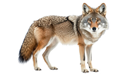 Fototapeta premium Wolf wolf animal mammal isolated on white transparent background