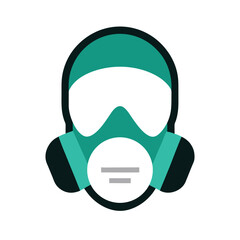 Half Face Respirator Mask Vector