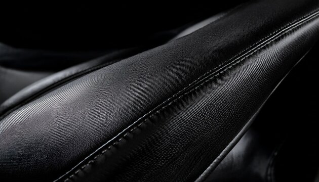 texture technical fabric with rubber coating black background