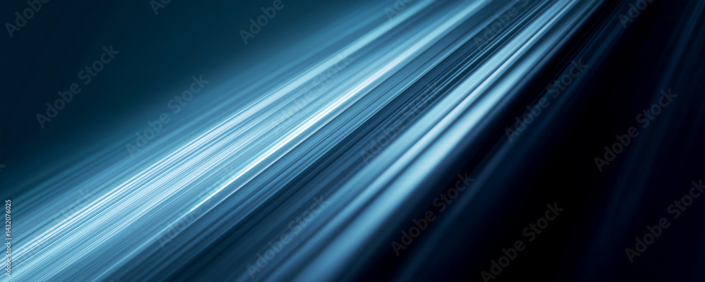 Wall mural a futuristic abstract background features diagonal lines of light and shadow, resembling a brushed m
