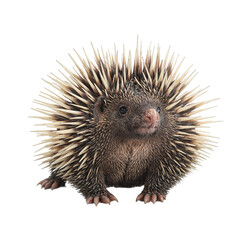 Curious echidna isolated