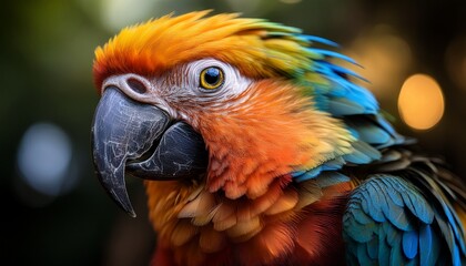 Fototapeta premium colorful parrot